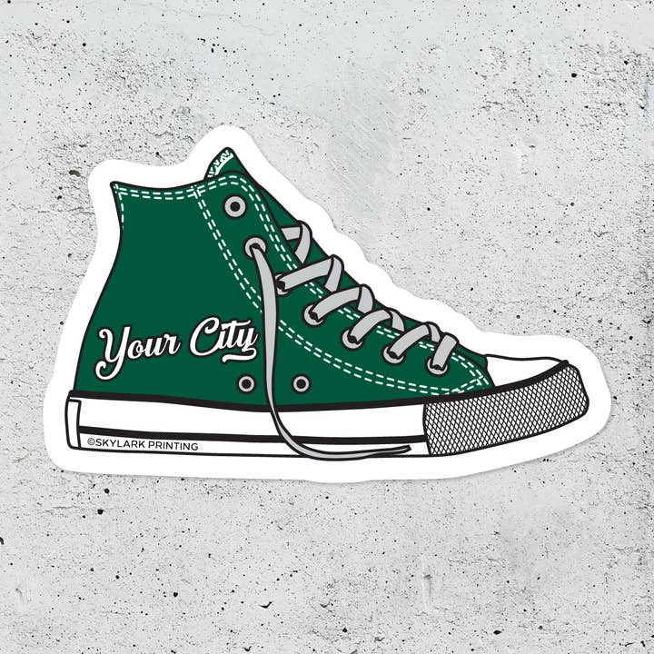 Skylark Printing - Wholesale Sticker - Custom Vintage High Top Shoe Souvenir Sticker28