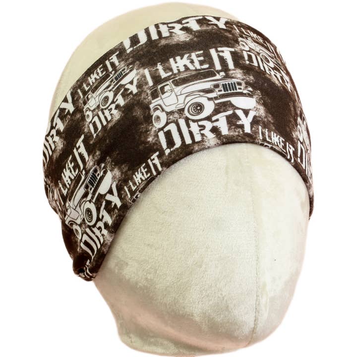 I Like It Dirty Stretch-Stirnband für den Großhandel von The Sassy Olive Handmade Headbands