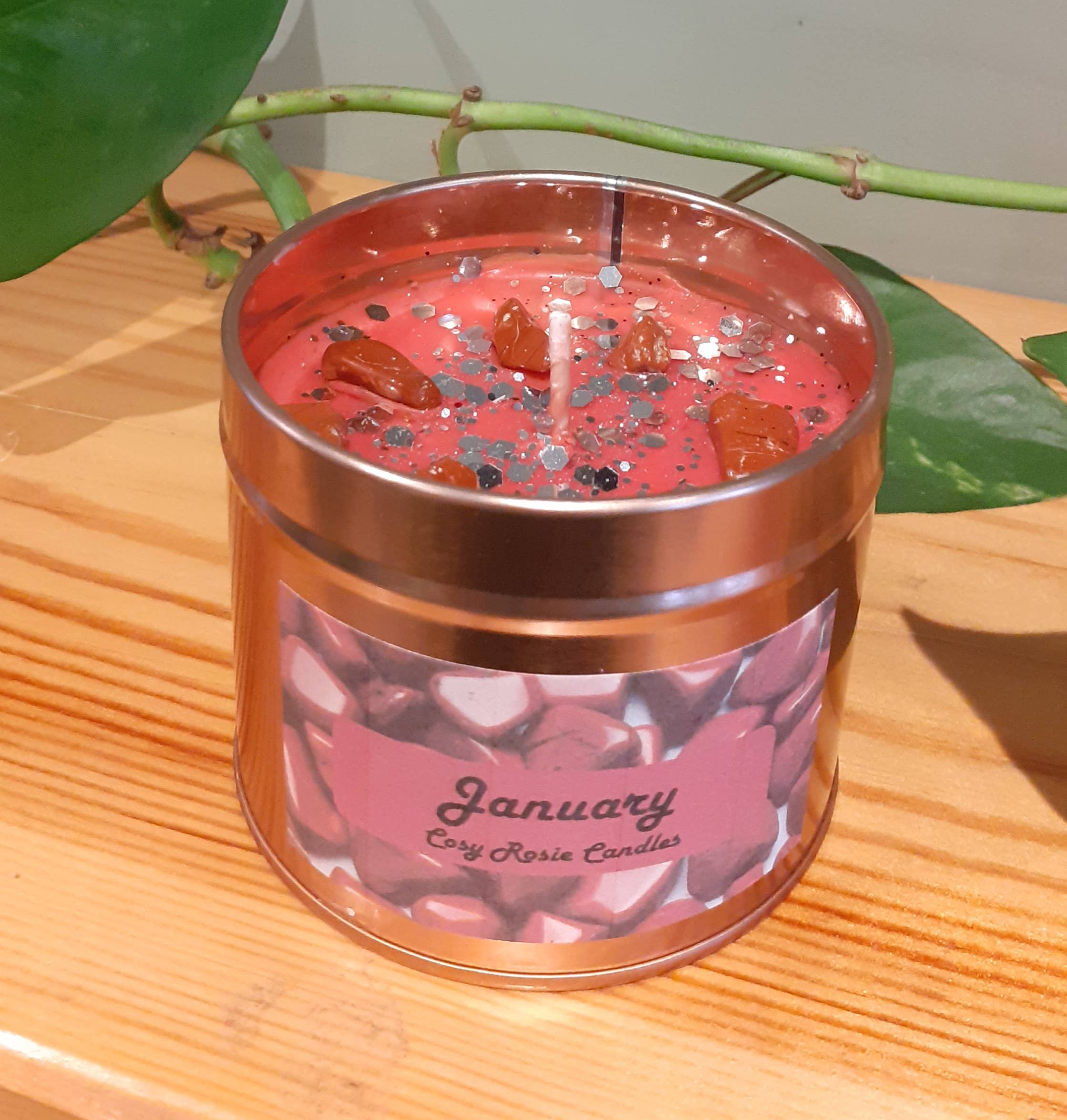 Cosy Rosie Candles - Wholesale Travel Candles - Handmade Birth Month Candles Crystals Gift2