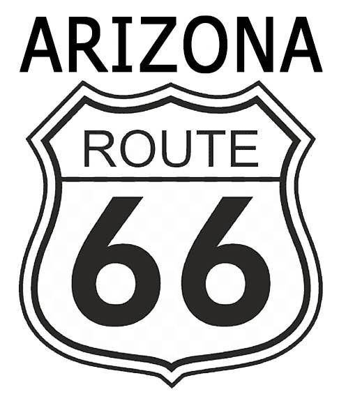 DK LaserWorx - Wholesale Coasters - Route 66 Coaster, Slate Coaster, Route 66 Logo, Laser Engraved1