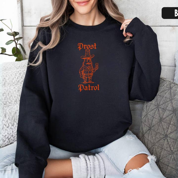 Prost Patrol Funny German Beer Police Gift Shirt for wholesale by Vivtrek