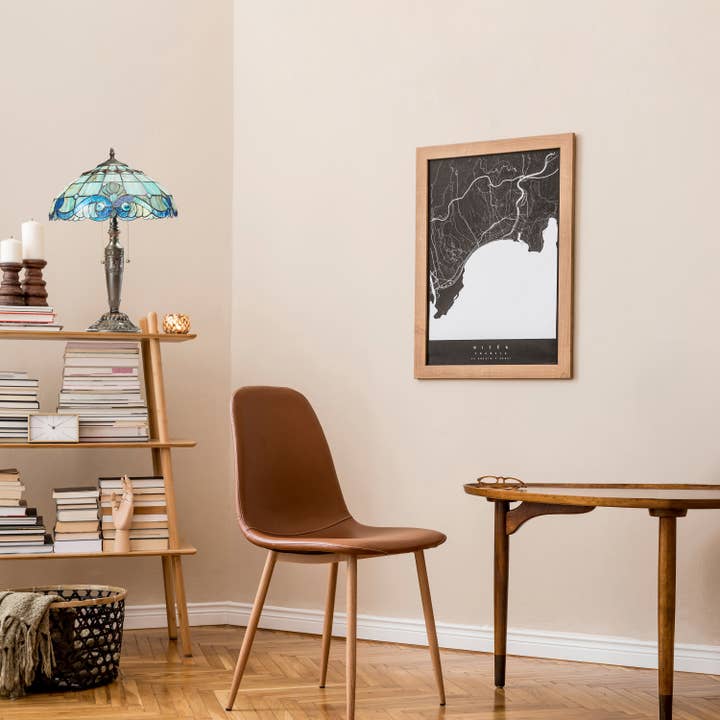 River of Goods - Wholesale Accent/Desk Lamp - Baroque Stained Glass Table Lamp with Cabochons4