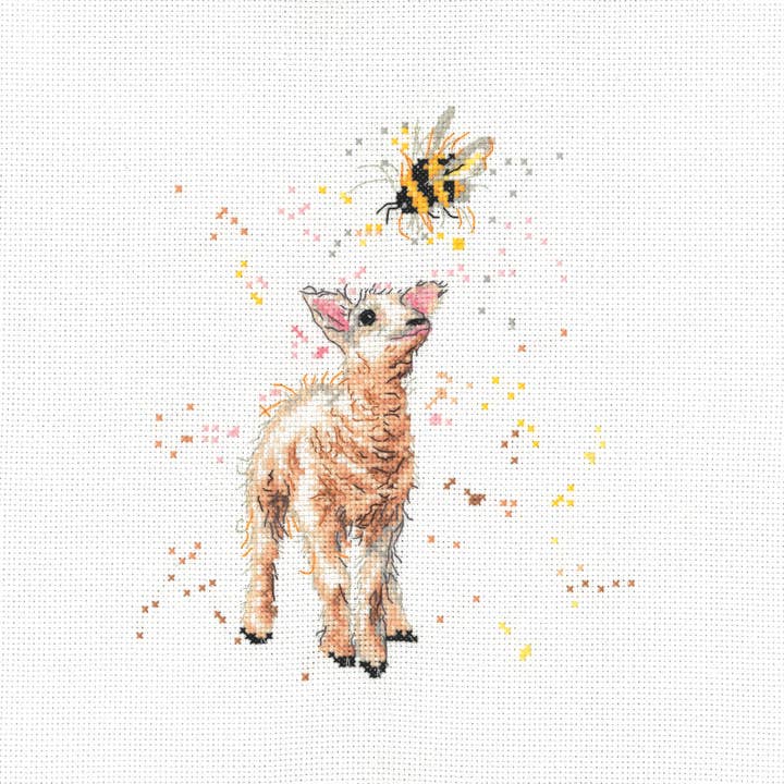 Creative World of Crafts - Wholesale Embroidery/Cross Stitch Supplies - Bree Merryn - Baarley and Bumble Cross Stitch Kit