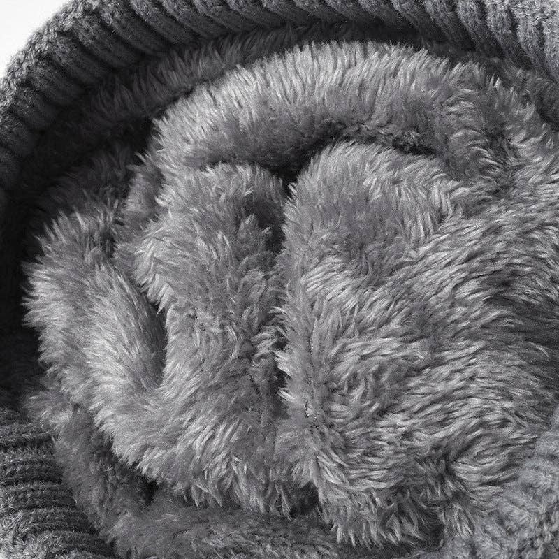 Dipped Shop – Gorro - Mulher por atacado – Gorro Pom de Malha de Cor Sólida Twist DPKB029019