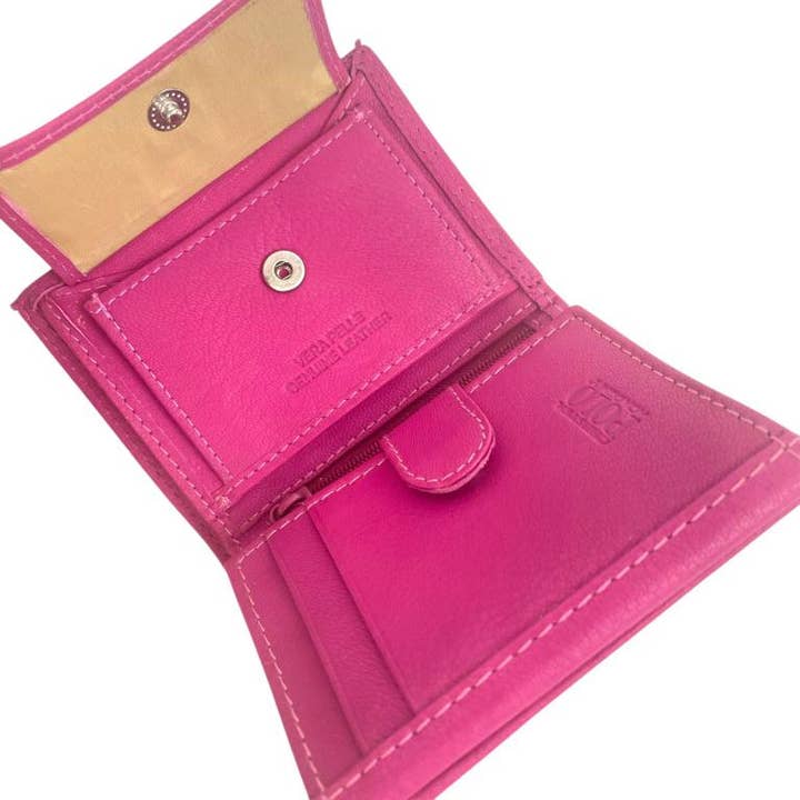 Chenson & Gorett - Wholesale Wallet - Women's - Leather Wallet with Box and 2 Compartments for Bills 20826