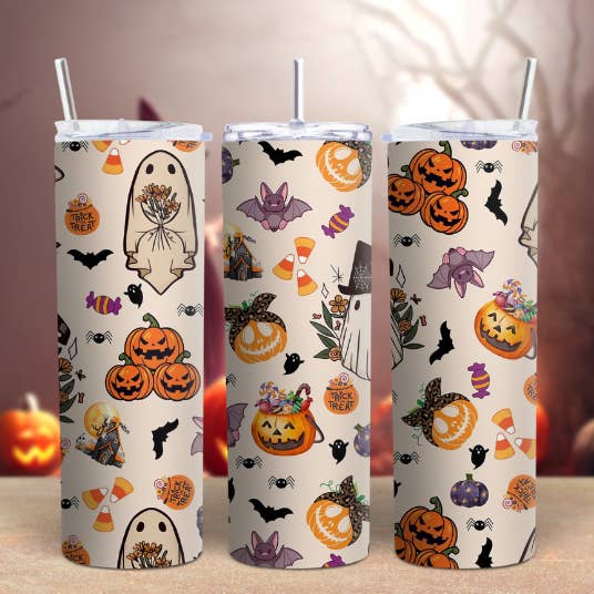 Halloween Ghost Witch Collage Tumbler for engroshandel hos FloBama Girls Wholesale