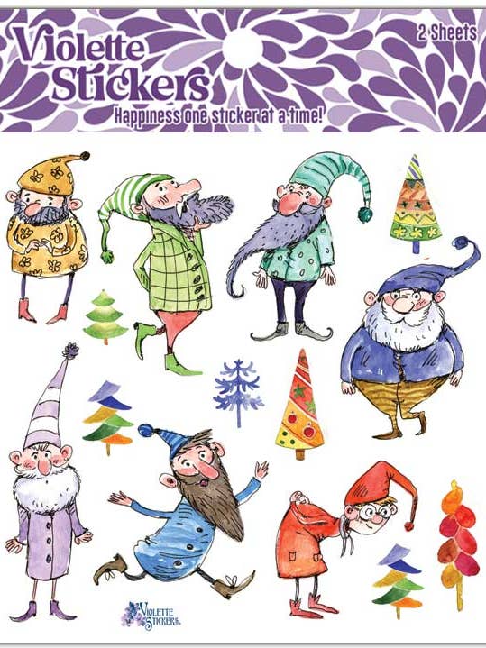 Autocolantes K103 Elfos Dançantes por atacado de Violette Stickers