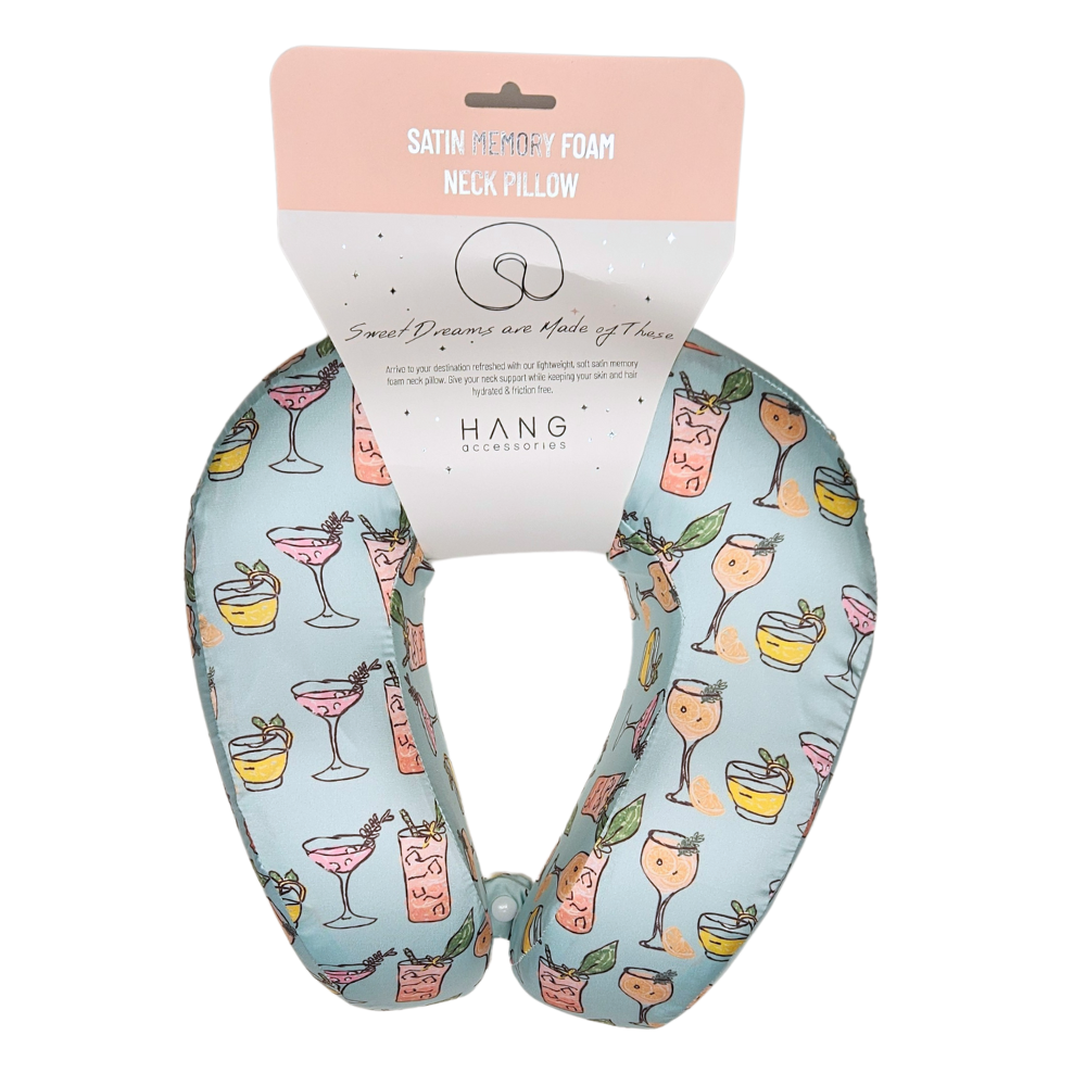 Hang Accessories - Venta al por mayor Cojín de viaje - Almohada cervical de espuma viscoelástica satinada23