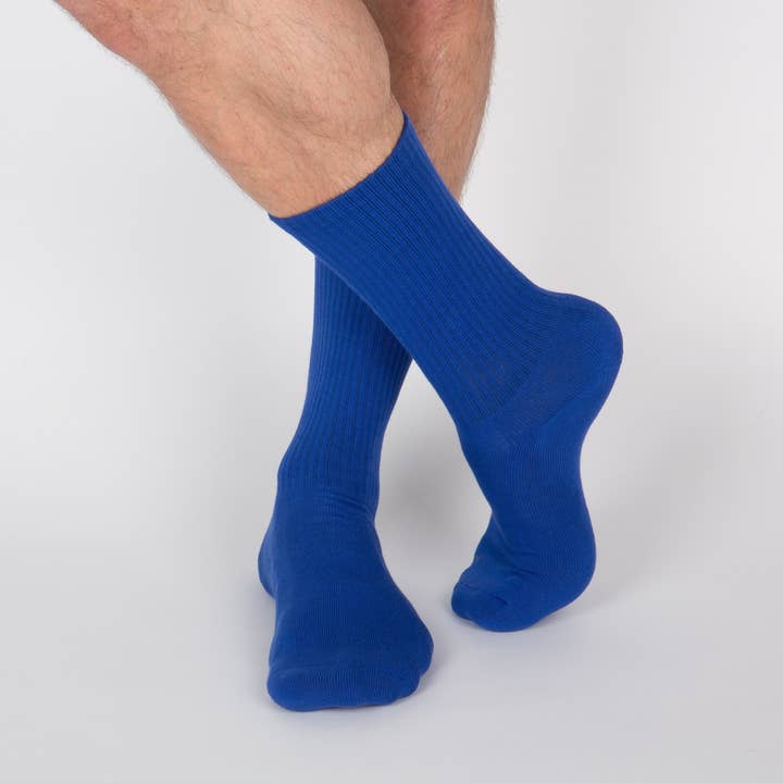 Meias felpudas - Azul monocromático por atacado de Archiduchesse