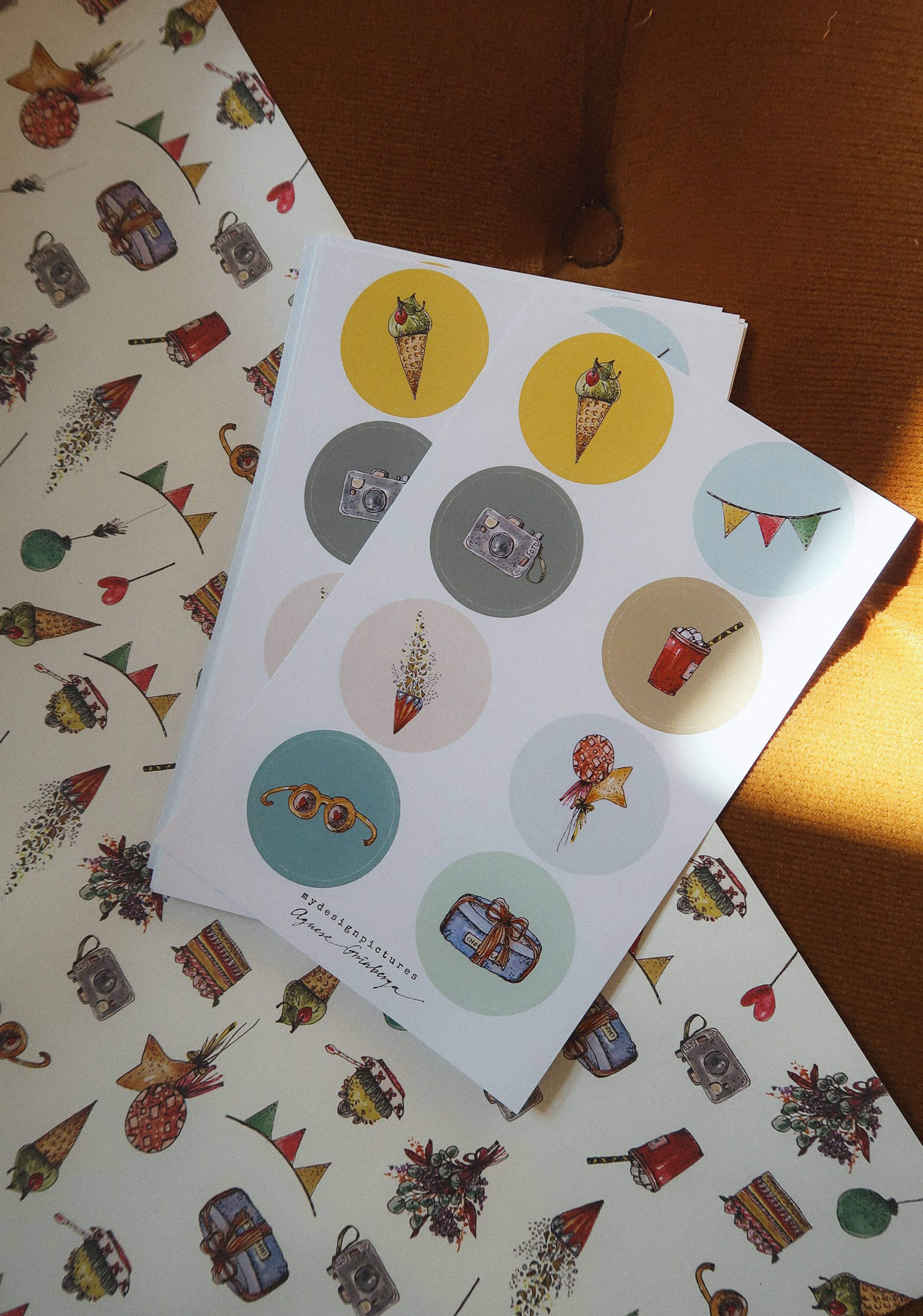 MyDesignPictures - Wholesale Sticker - Kids & Baby - Kids party Sticker Set2