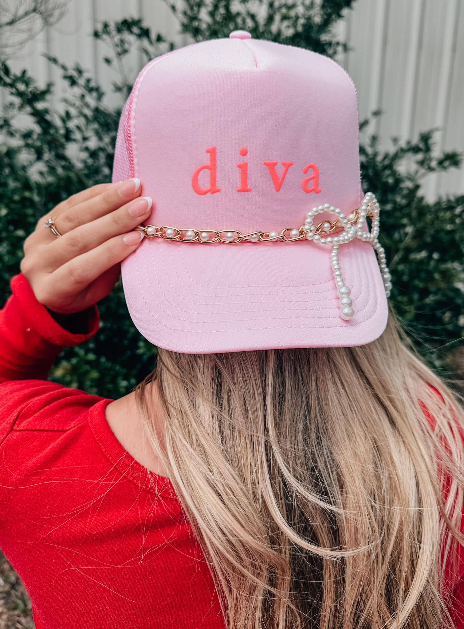 Southern Bliss Co. - Wholesale Trucker Hat - Women's - Diva Light Pink Trucker Hat1