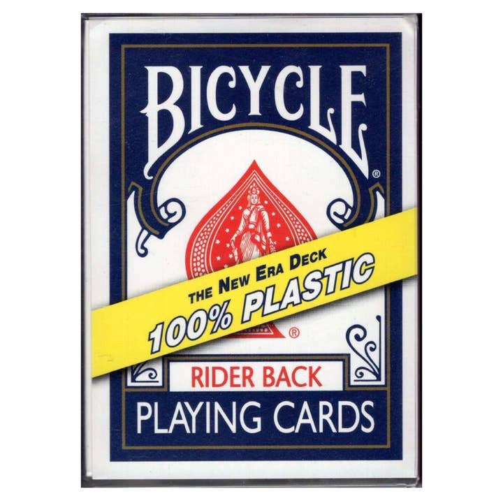 Cardshouse - Vente Jeu de cartes - Cartes à jouer en plastique Bicycle Rider Back (bleu)1