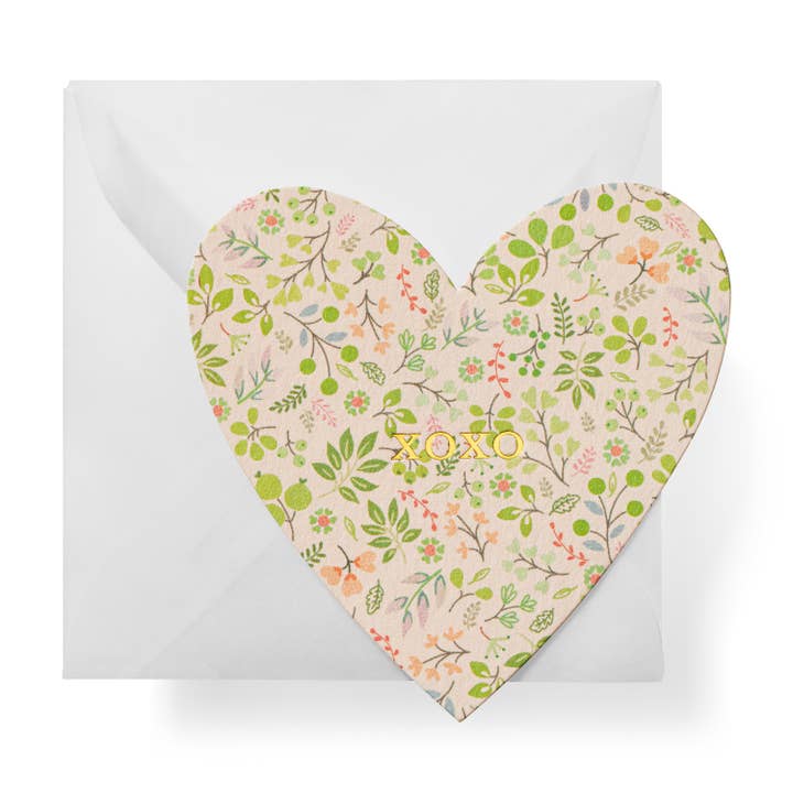 Karen Adams Designs - Vendita all'ingrosso Biglietti d'amore - Contenitori regalo XO Floral Heart