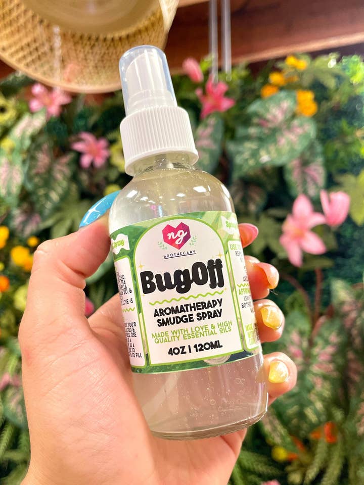 Bug Off Essential Oil Aromatherapy Smudge Spray for wholesale by NG Apothecary