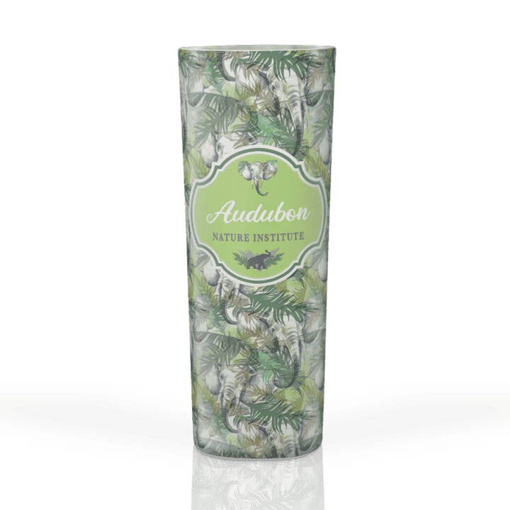 Custom Zoo Patterns On White Glass Shot Glass Collection for wholesale by Matrix