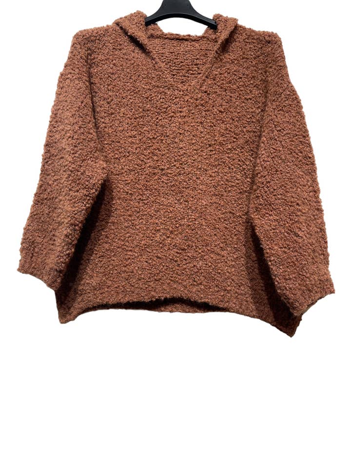 LINEN & COTTON HOUSE - Wholesale Knit Sweater - Women's - 8951 FALL WINTER CLOTHING HOODIE 10