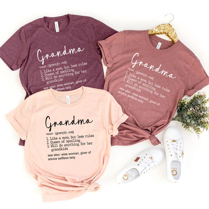 Grandma Definition Shirt, Gift For Grandma, Grandma Shirt for wholesale by Custom T Story