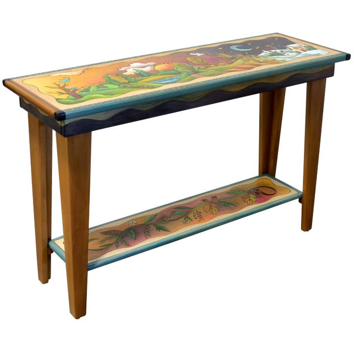 Mesa de sofá artesanal de 4 pés por atacado de Sticks