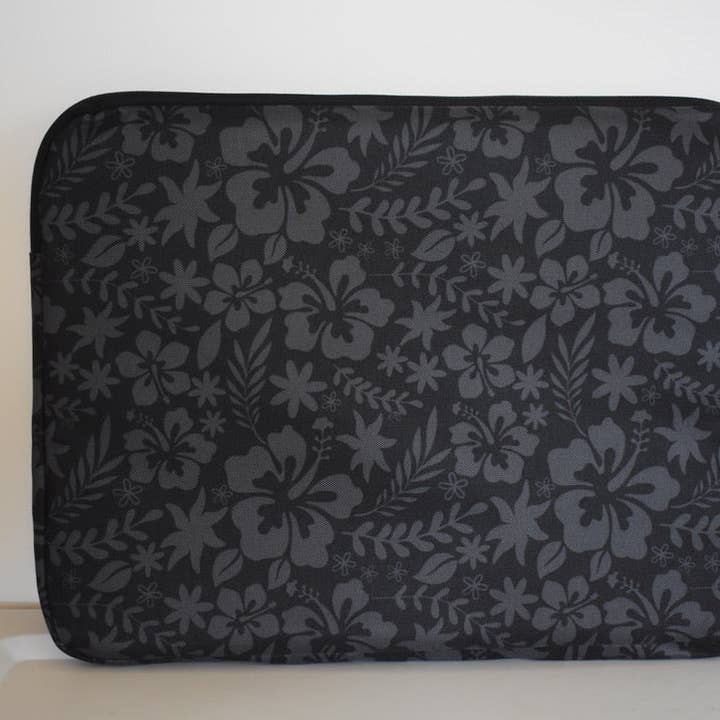 'Ele'ele Floral Laptop Case for wholesale by Revel Sun Hawai'i