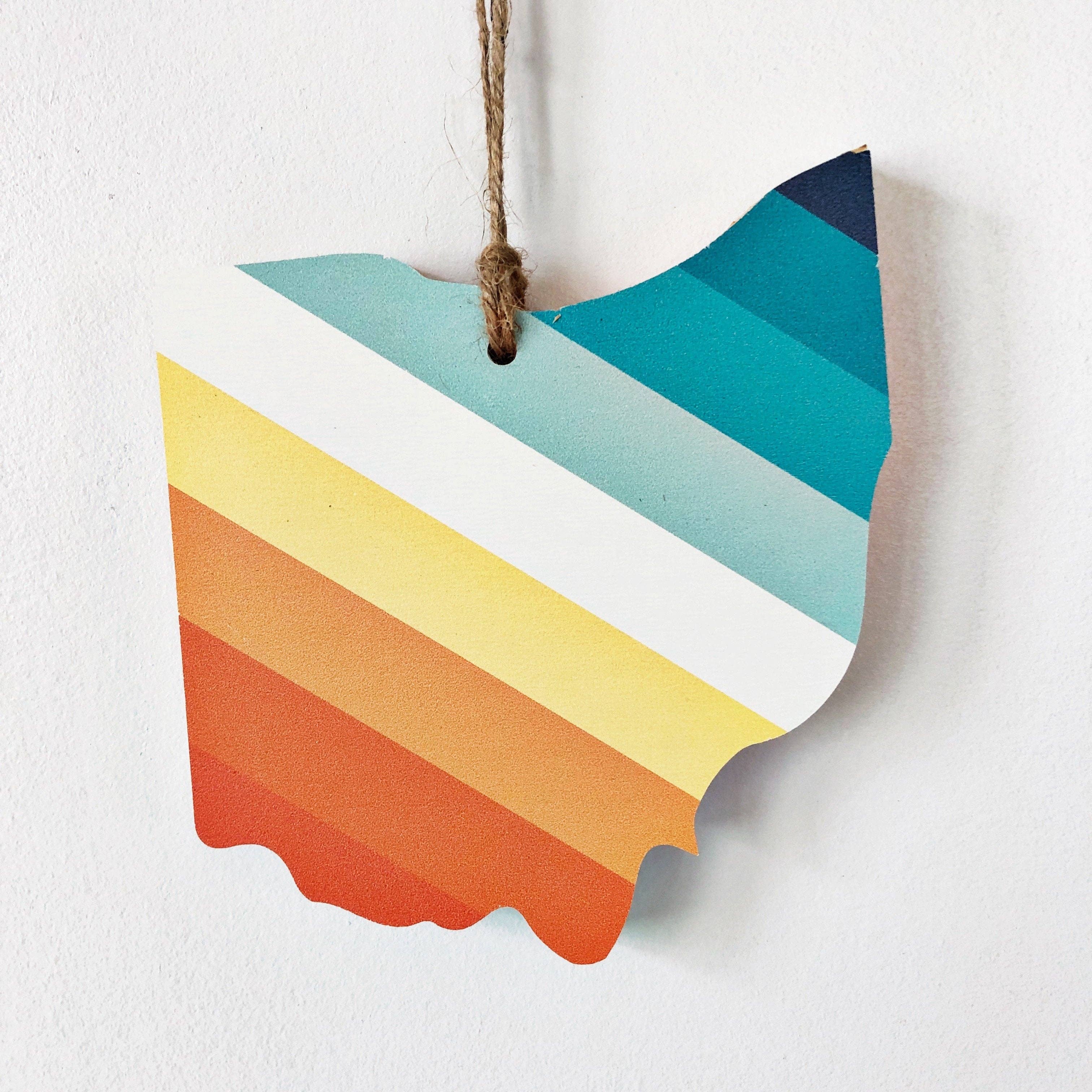 Hemlock & Heather - Wholesale Ornament - '76 Stripes State Ornaments39