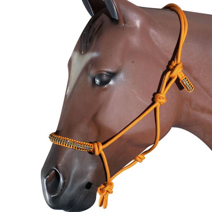 HILASON – Großhandel Reitausrüstung – Western Horse Sattelhalter aus geflochtenem Polyseil mit Kristallakzenten