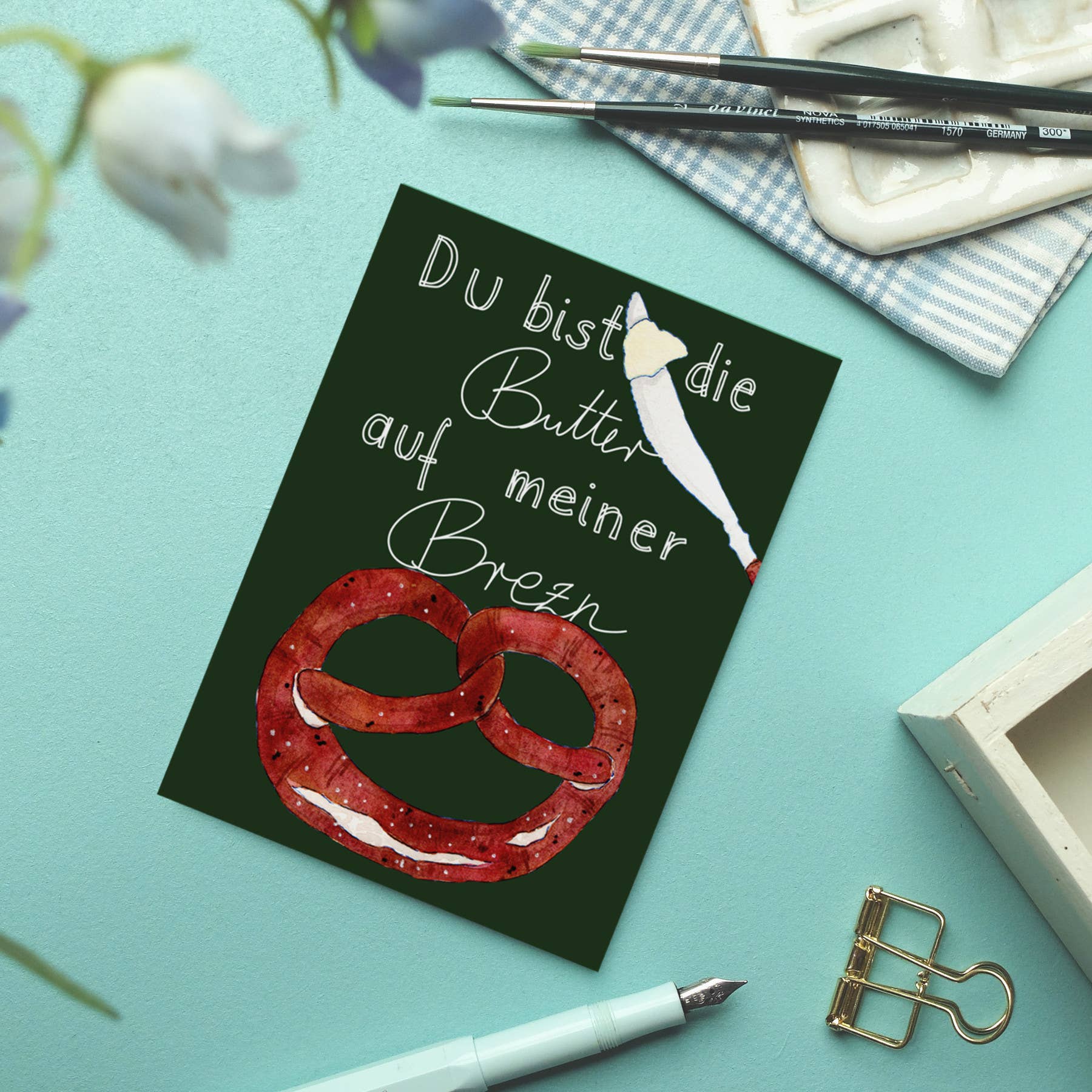 Wonder Of Today - Vente Cartes postales - Carte postale Bretzel Beurre