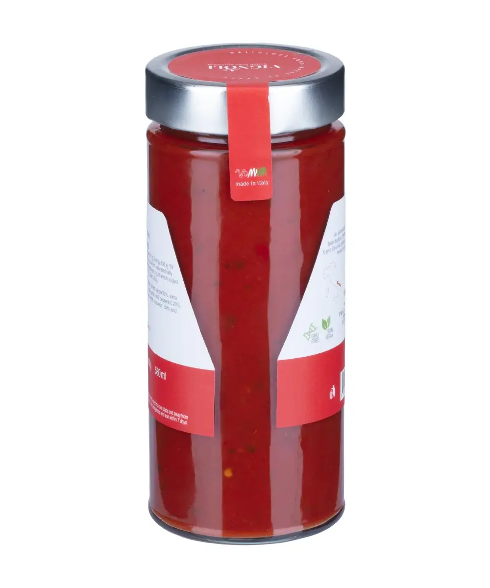 Vignoli Food - Wholesale Pasta Sauce - Arrabbiata Pasta Sauce - 19.75 oz1