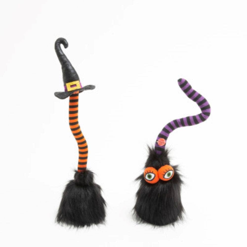 New Signature Homestyles - Wholesale Decorative Tabletop Object - Animated Halloween Witches Brooms3