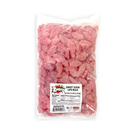 Galil Brands - Wholesale Gummy - Sour Gummy Lips | Bulk | 80 oz | Zweet