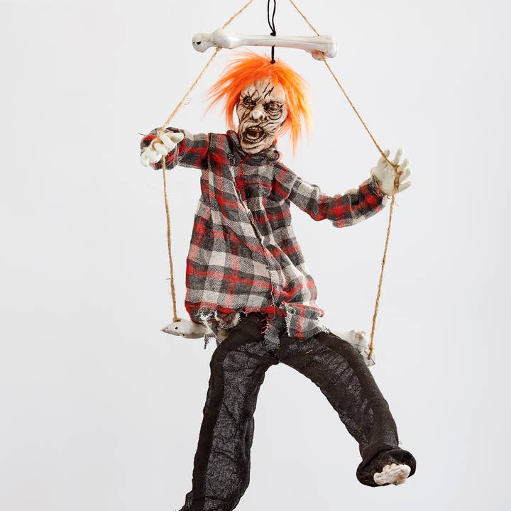 WORTH IMPORTS - Wholesale Outdoor Ornament/Decor - 37" Animated Skeleton Sitting on Swing