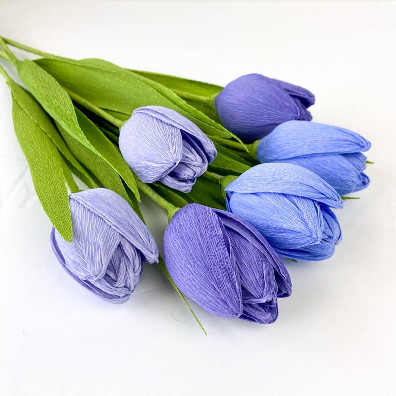 Papercraft Miracles LLC - Wholesale Artificial Flowers - Tulip Crepe Paper Flower6