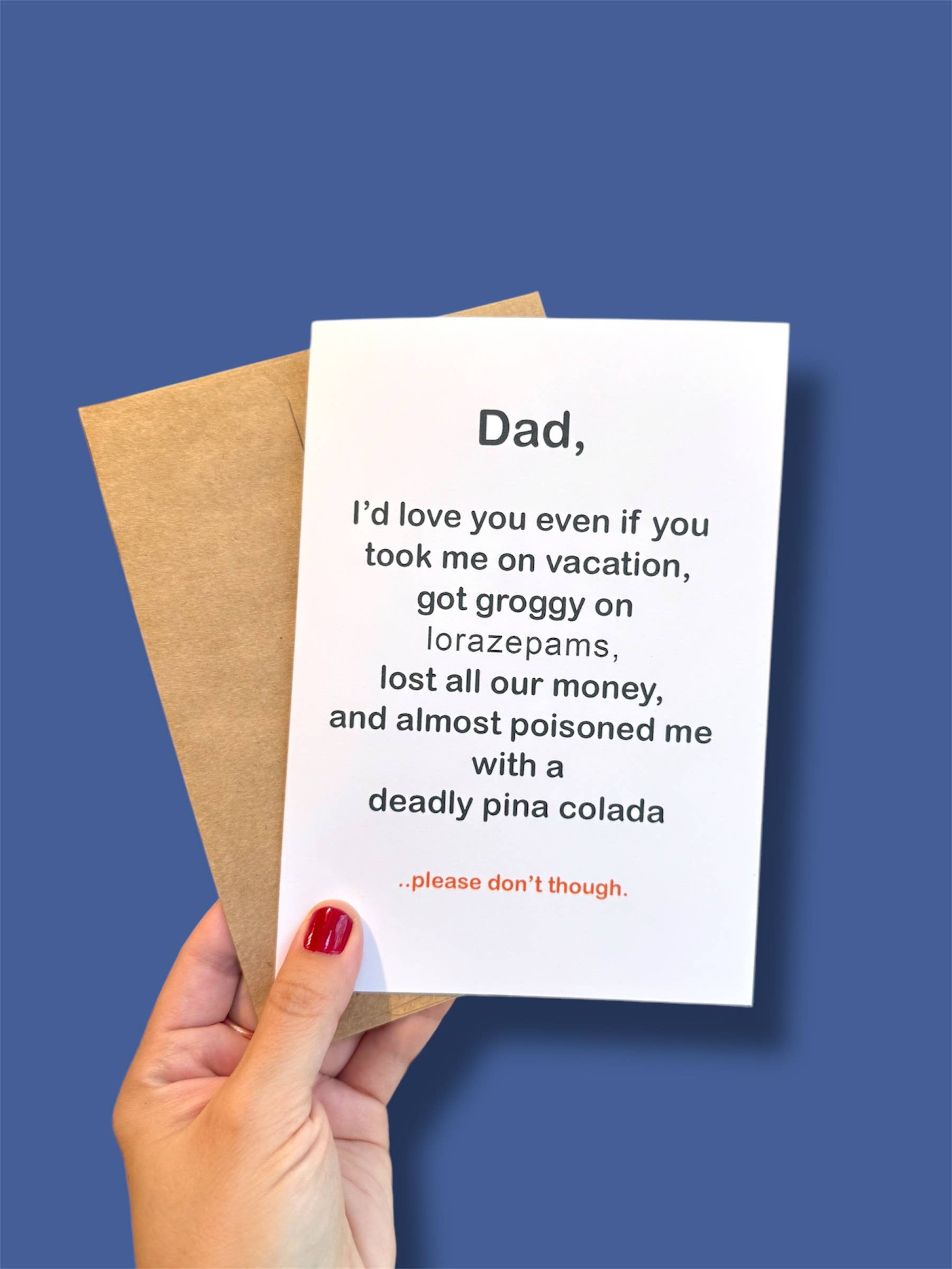 Tiny Baker Creations - Wholesale Father's Day Card - White Lotus Father’s Day Card | Card for Dad | Pop Culture0