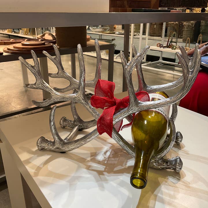 Alum Antler Wine Rack
for wholesale by India Handicrafts Inc