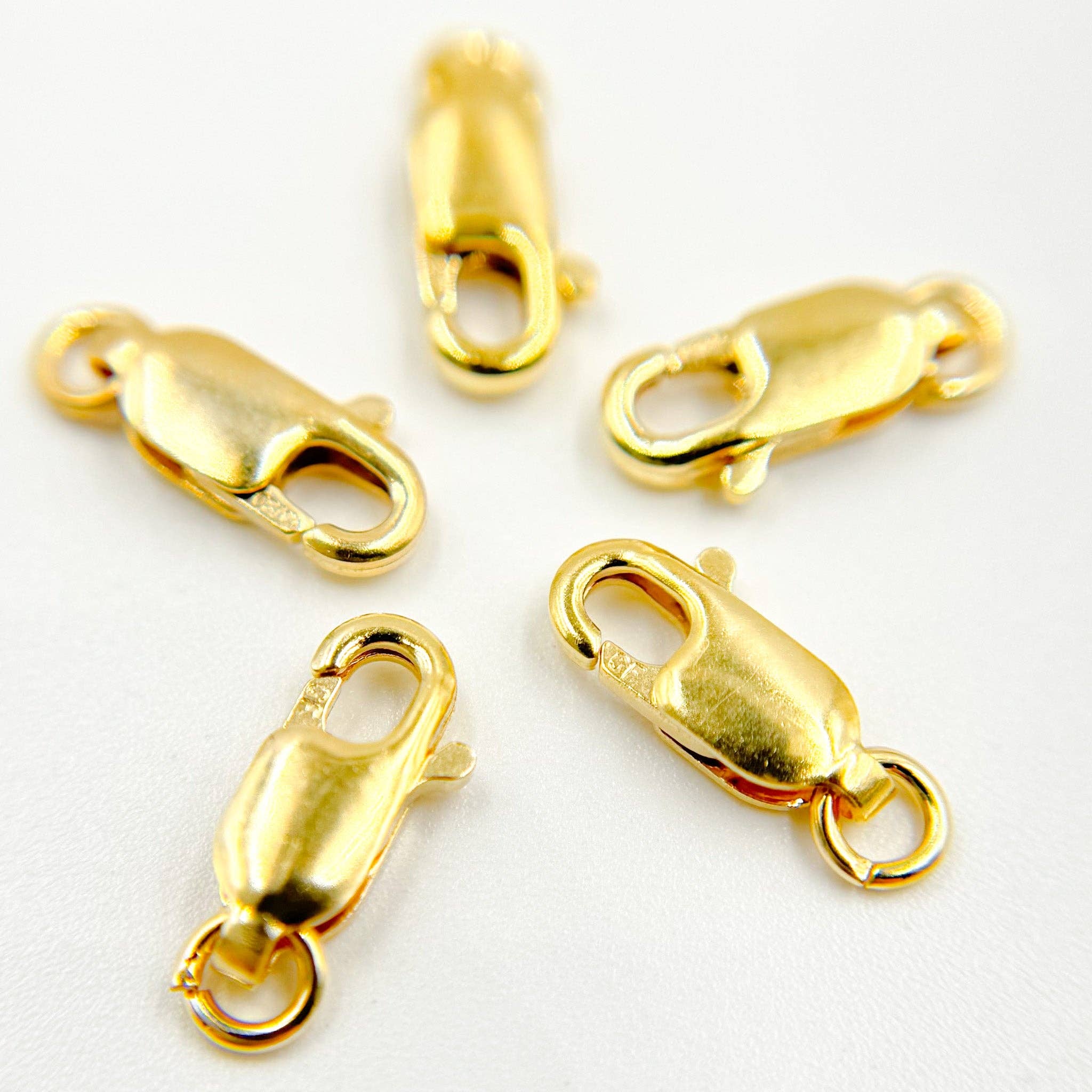 Tresor Jewelry Inc. - Wholesale Sluiting - 2925LC1WRGF. 10mm Gold Filled Karabijnsluitingen3