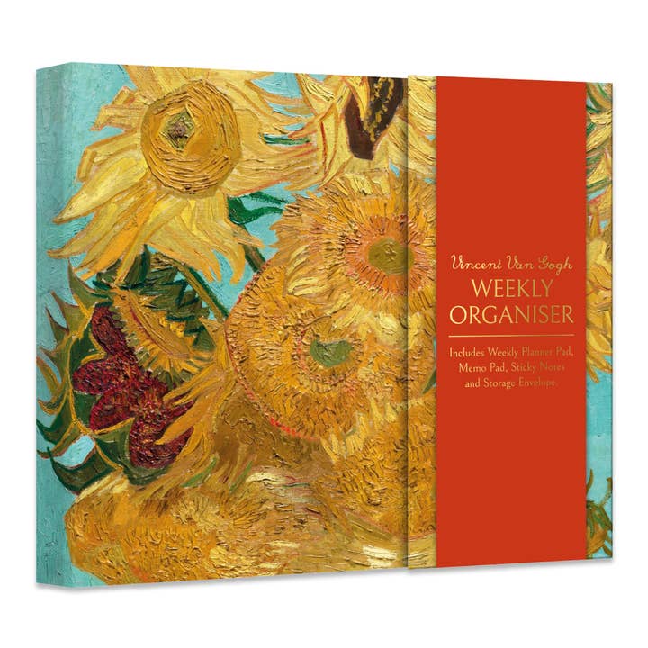 Planificador Semanal Organizador de Girasoles de Van Gogh con Notas Adhesivas para venta al por mayor de Robert Frederick Ltd