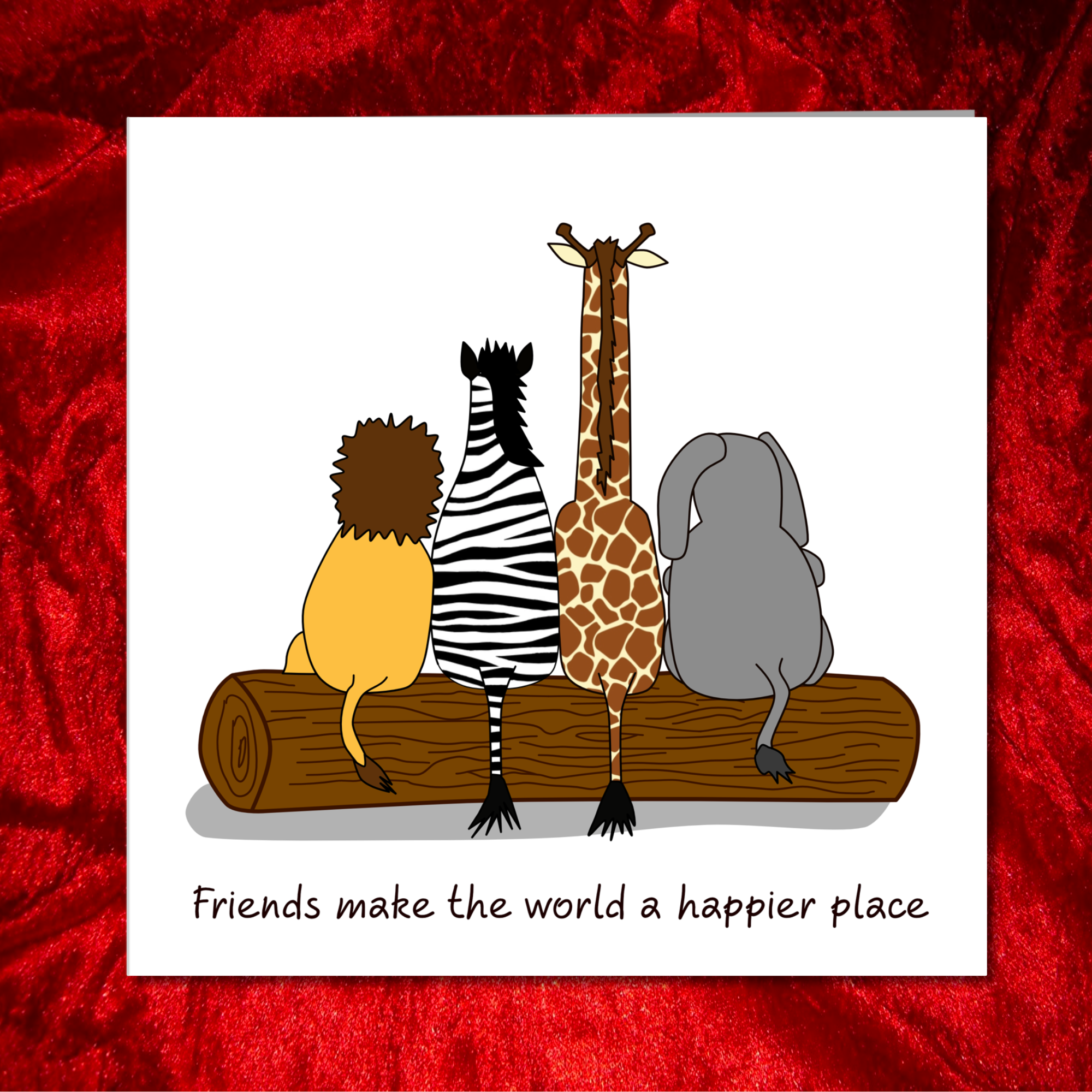 Swizzoo Cards – wholesale Friendship card – Best Friends / Friendship birthday card - female, male - funny, humorous - bestie, best - any occasion care missing you thank you love you - Handmade by Swizzoo 15cm3