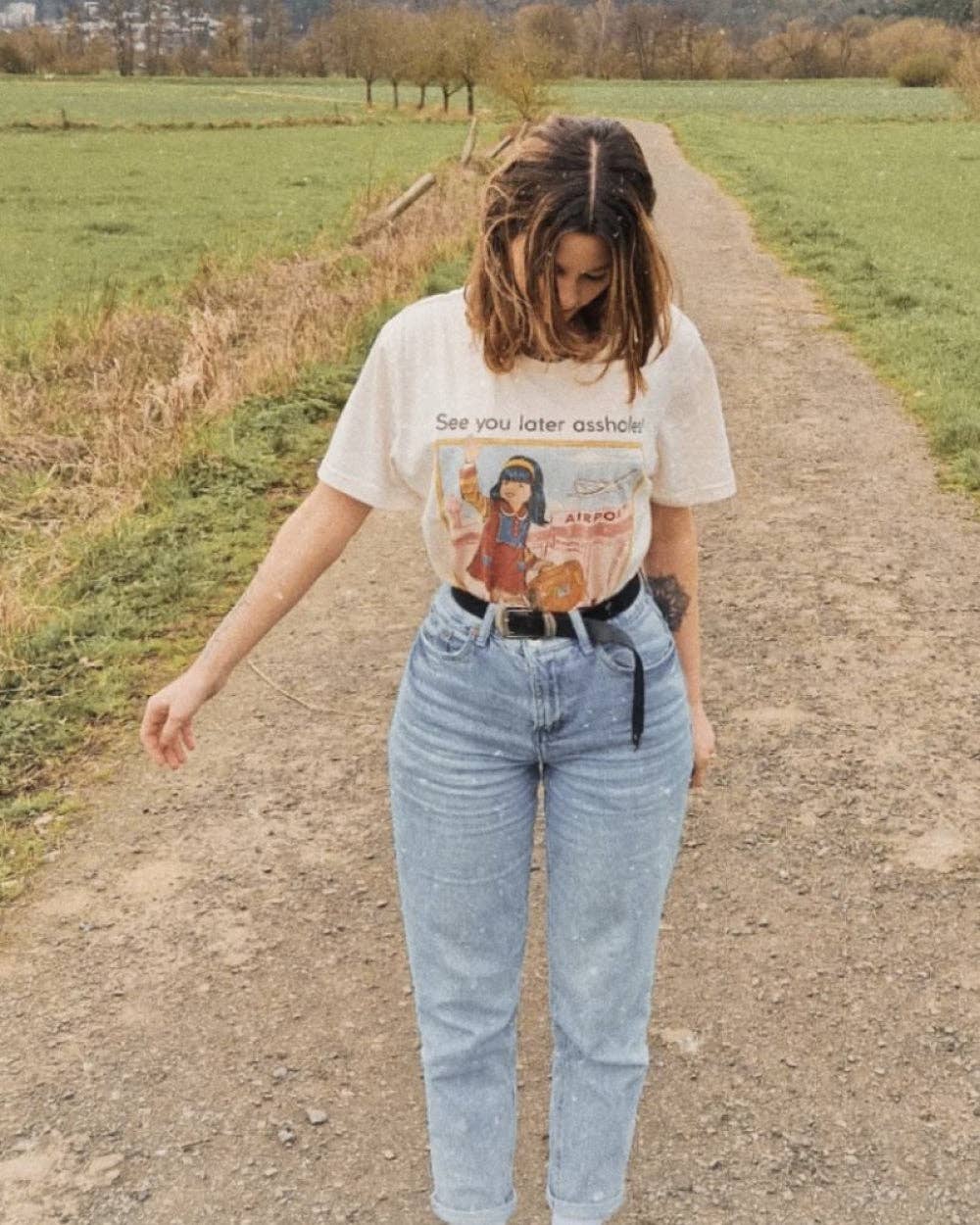 Threadheads - Vendita all'ingrosso Maglietta serigrafata - Donna - Maglietta See You Later Assholes2