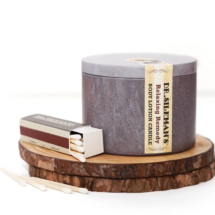Body Lotion Candle - Relaxing Remedy for wholesale by Dr. Silkman's