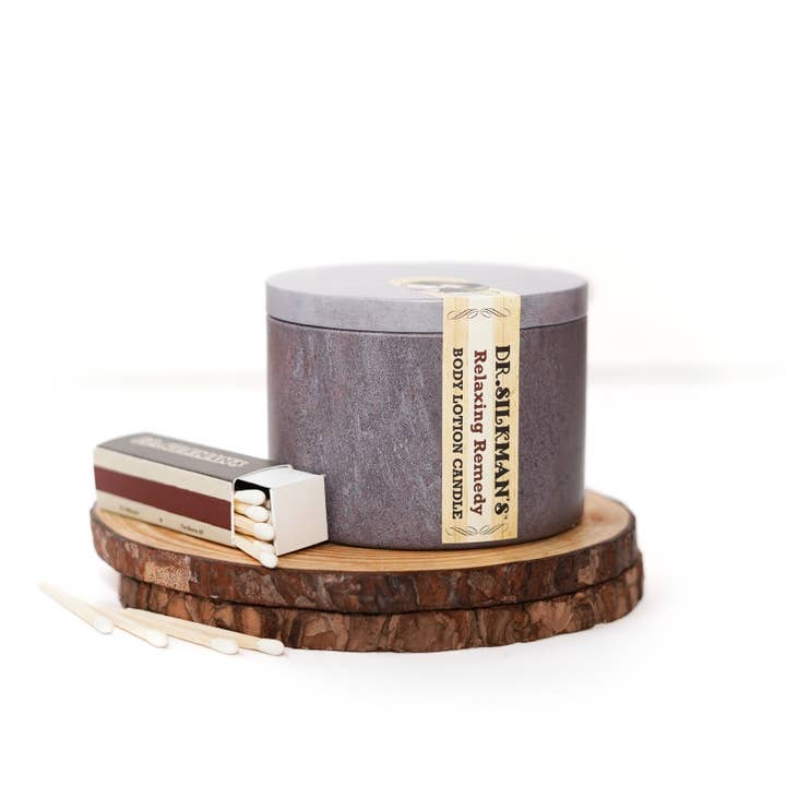 Body Lotion Candle - Relaxing Remedy for wholesale by Dr. Silkman's
