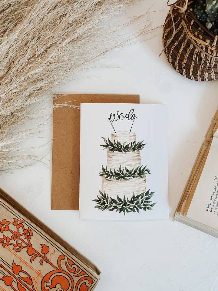 We Do Wedding Greeting Card for wholesale by MacaelaMade