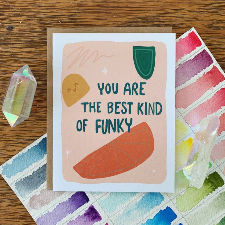 Funky Greeting Card for wholesale by Jess Weymouth