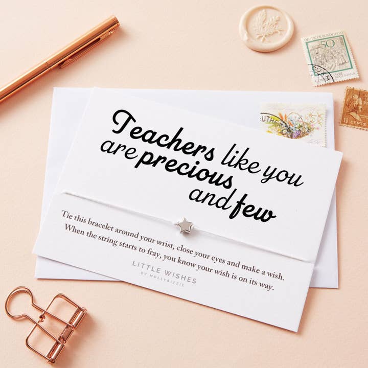 Precious Teachers Wish Bracelet for wholesale by by Molly&Izzie