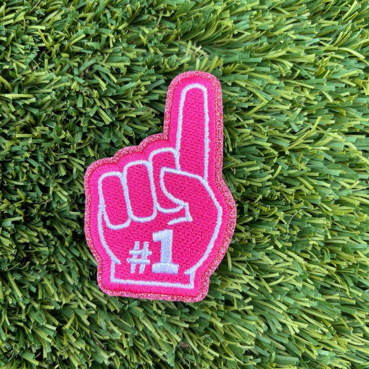 Eric Hill Designs, LLC - Wholesale Patch - Trendy Glitter Foam Finger Patch1