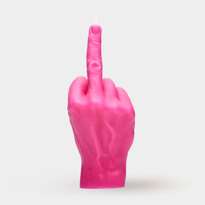 F*ck You Candle - 8" Tall - Realistic Skin - Middle Finger for wholesale by CandleHand (Free Duties for US)