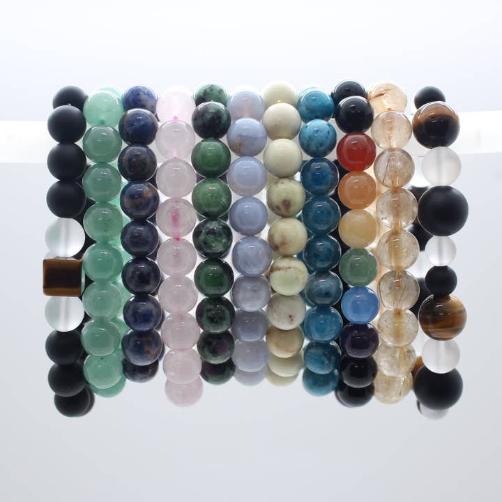 Bracelet à Perles Rondes 10mm pour la vente par Craftstones