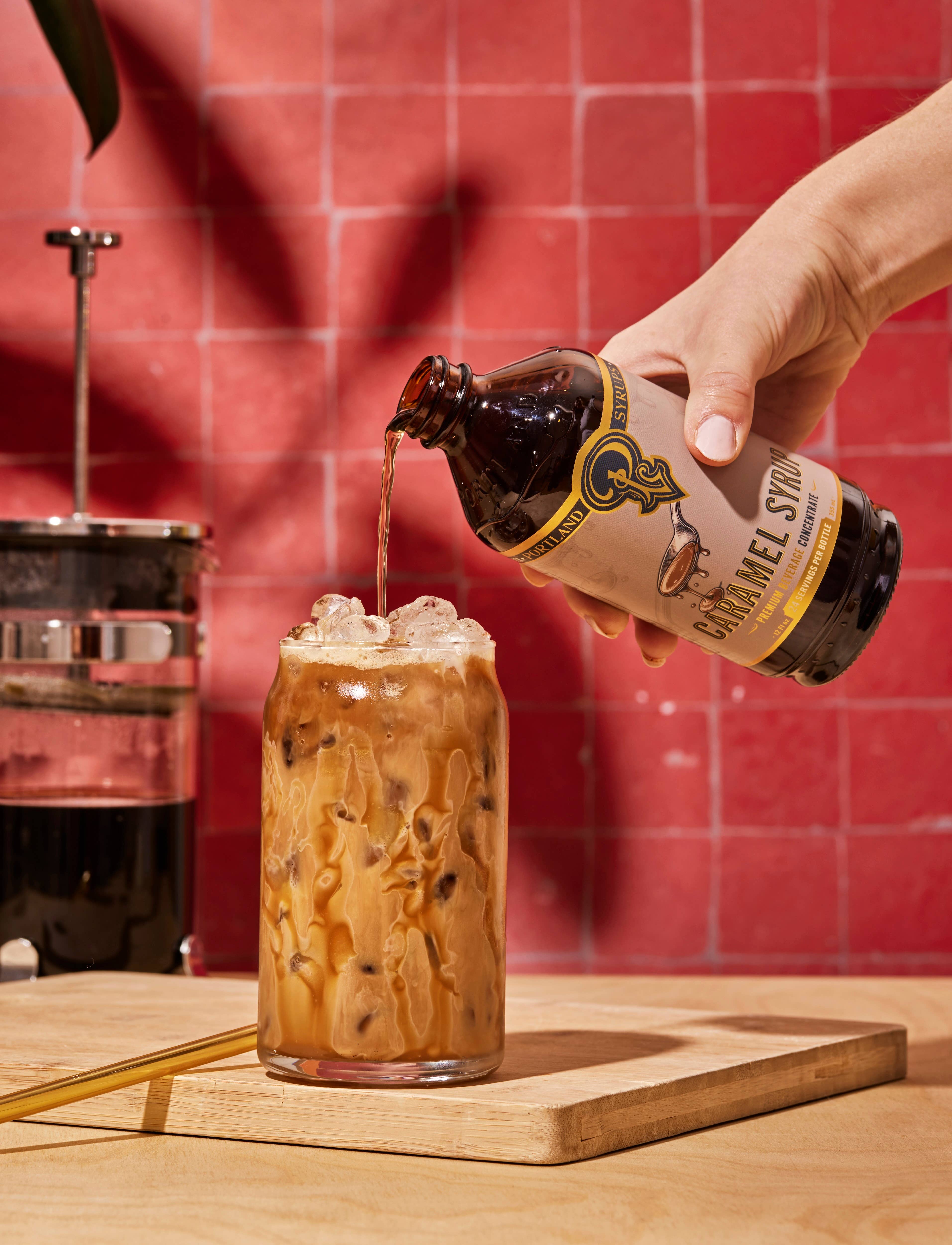 Portland Syrups – wholesale Karamellsås – Karamellsirap 12 oz - Kaffesirap2