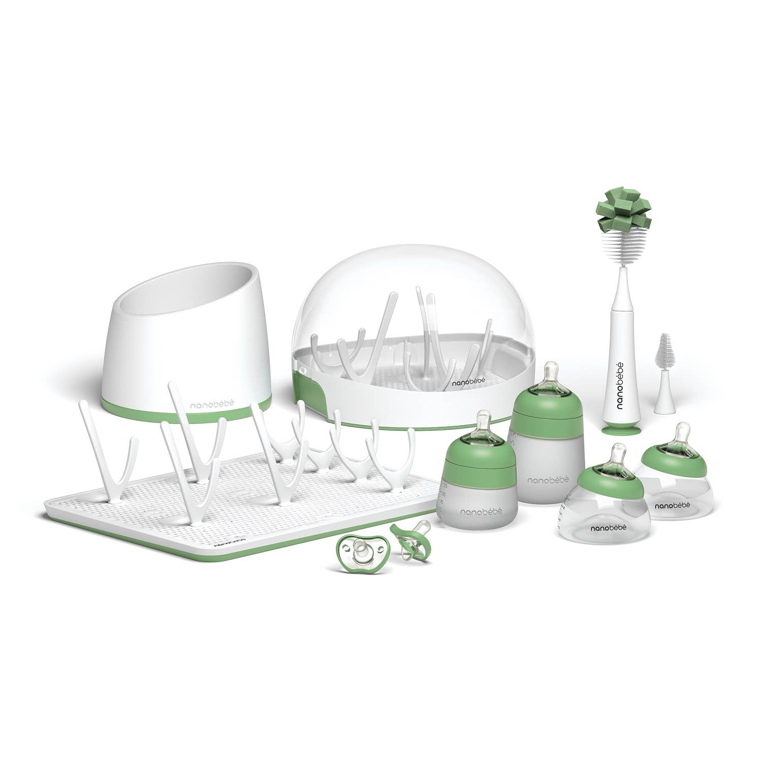 Nanobebe AI Inc - Vente Set de vaisselle – bébé - Ensemble d'alimentation au biberon Ultimate pour nouveau-né3