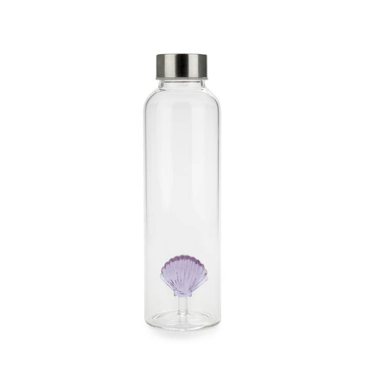 Bottle,Atlantis Shell,purple,0.5 L,glass for wholesale by Balvi