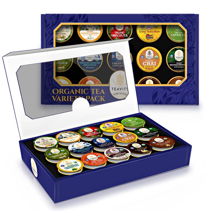 Organic Tea Sampler Collection Variety Pack for wholesale by Teavity