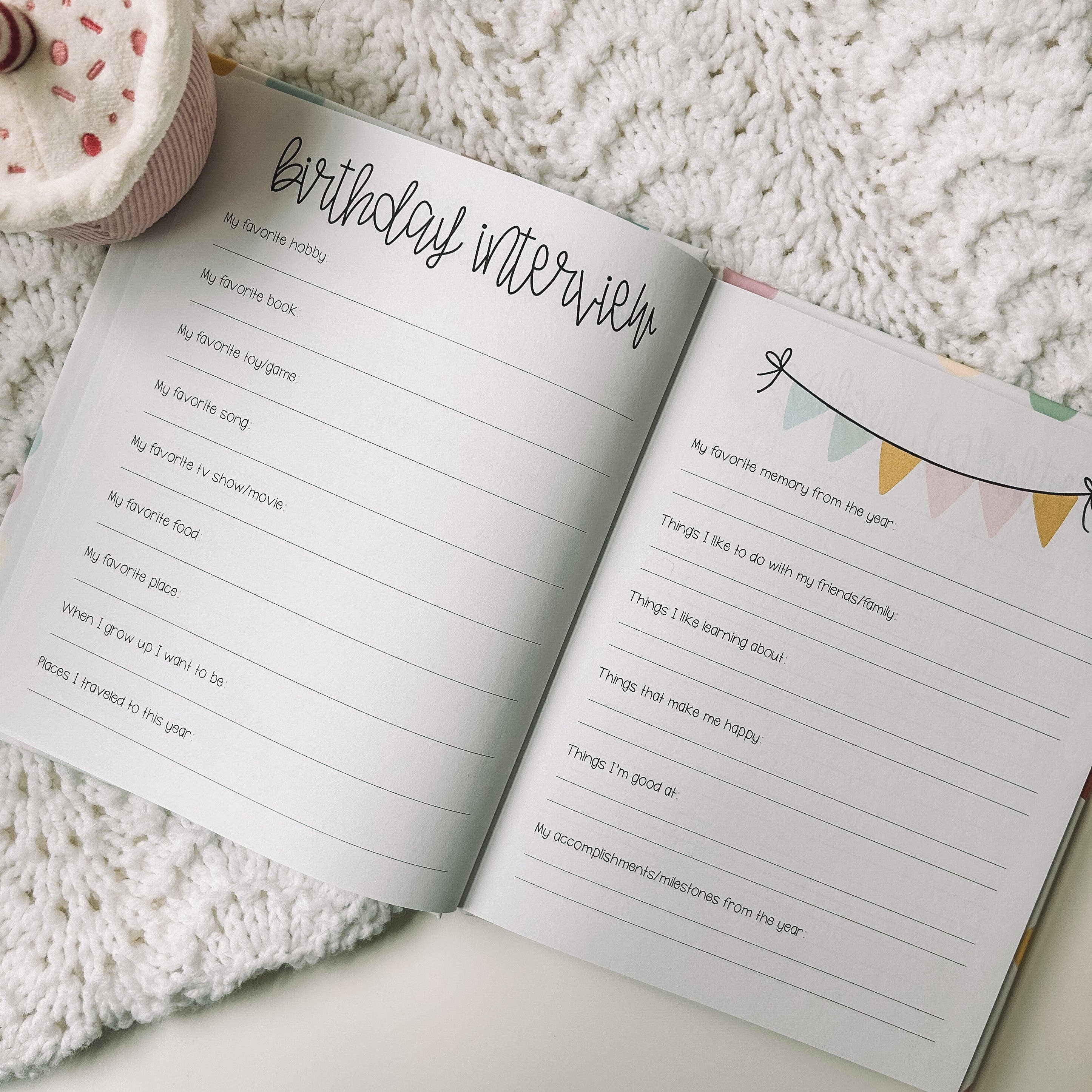 This Little Love Co - Wholesale Memory Book - Kids & Baby - The Birthday Book4